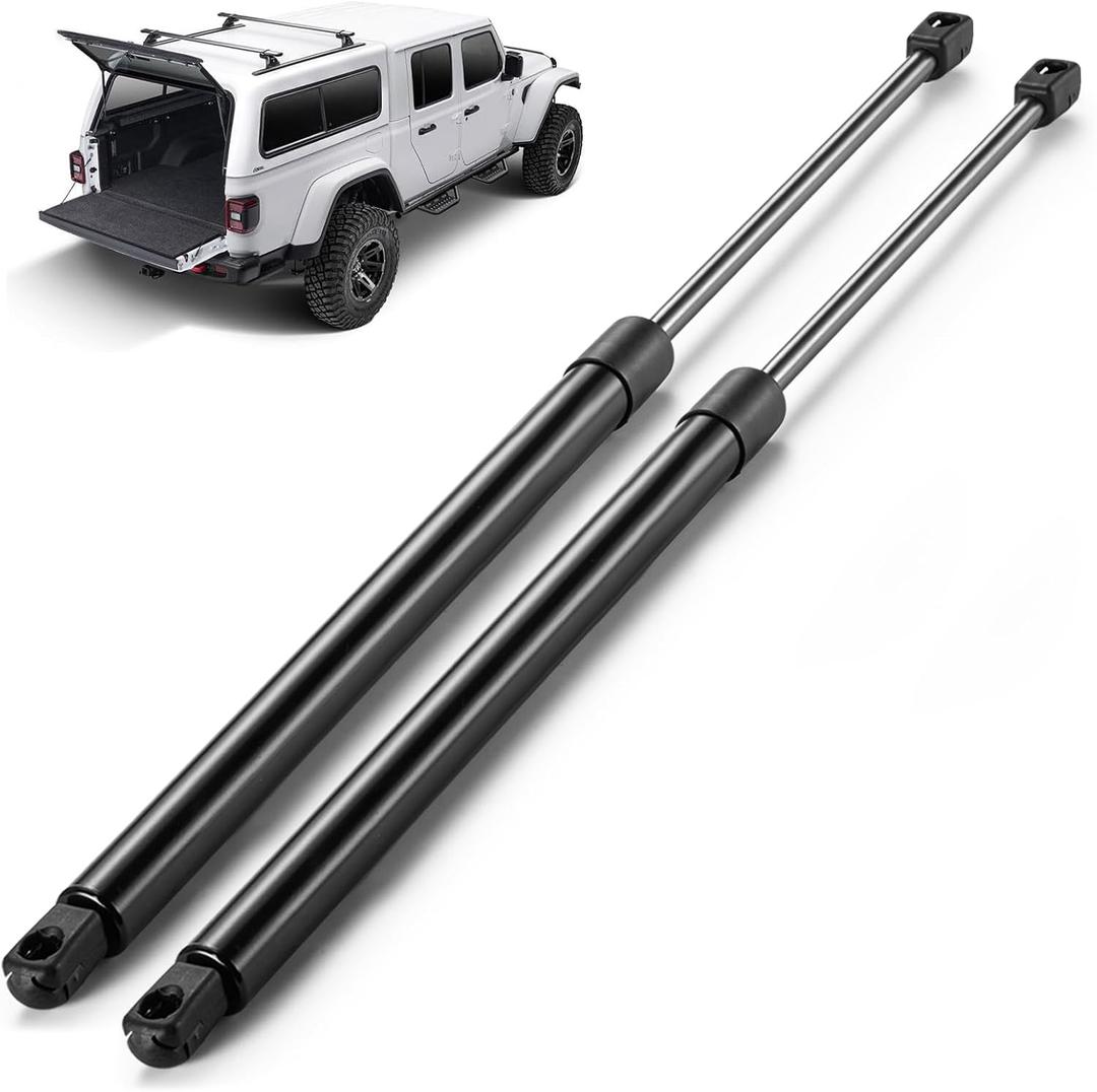 ARANA Rear Window Struts for Jeep Wrangler 2011-2017, Back Glass Shocks Lift Support, Fits Jeep Wrangler JK 2018 with Factory Top, Replacement OEM 6678 68068261AA, 2Pcs