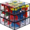 Rubiks Perplexus Fusion 3x3 Gravity 3D Maze Game Brain Teaser Puzzle Ball | Anxiety Relief Items Cool Stuff | Sensory Toys for Adults & Kids Ages 8+ (Multi Color)