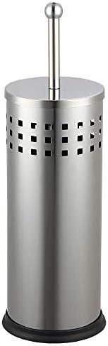 Brushed Metal Toilet Plunger & Holder, By Home Basics | Bathroom Apartment Essentials | Toilet Plunger Hideaway | Bathroom Plunger, Toilet Plungers For Bathroom