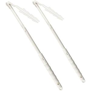 KEUYE Replacement Handles Compatible with Swiffer Duster Refill, Extended Handle, Adjustable Length Handles only (2pcs)