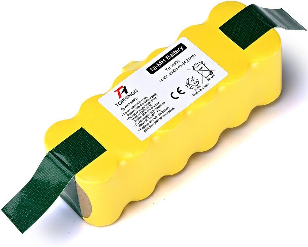 HT TopHinon 14.4V 4500mAh Ni-MH Battery for iRobot Roomba 500 510 520 530 532 535 540 545 550 552 555 560 562 570 580 581 582 585 595 600 610 620 630 631 650 660 700 760 770 780 790 800 870 880