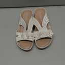 Ecetana Sandals for Women Wedge Shoes: Slip On Dressy Summer Comfortable Slides Sandals Lightweight Memory Foam Platform Shoes, 36
