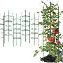 G-LEAF 6 Pack 6ft Tomato Cage for Garden Plant Support, Garden Stakes Tomato Cage, Tomato Cages Plant Stakes for Climbing Plants