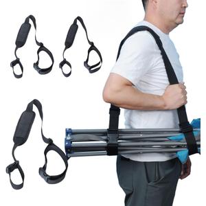 3 Pack Adjustable Chair Carry Strap with Upgraded Padded Shoulder Support, Hands-Free Sling for Folding Camping Chairs, Hiking & Outdoor Trips