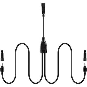 ALOVECO 2-in-1 Splitter, Extension Wires for 6-in-1 Outdoor Spotlights, Waterproof for DIY Decoration