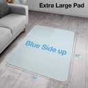 2 Packs Reusable Incontinence Bed Pad, 52" x 34" Washable Pee Pads, Waterproof Bed Pad & Pet Pad, Perfect for Kids, Adults, The Elderly and Pets