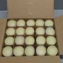 2"x4" High Ivory Pillar Candles, Set of 20 Unscented. Bulk Buy. Ideal for Halloween, Wedding, Emergency Lanterns, Household, Wedding and Home Dcor Candlesticks