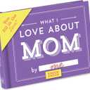 Knock Knock What I Love about Mom Fill in the Love Book Fill-in-the-Blank Gift Journal, 4.5 x 3.25-inches