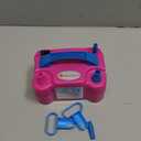 IDAODAN Electric Balloon Pump, Portable Electric Balloon Blower Machine Balloon Air Pump Dual Nozzle Rose Red 110V 600W Balloon Inflator for Party Decorations