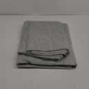 Grey 100% Truly Blackout Curtains, Rod Pocket Super Heavy-Duty Gray Lined Total Darkness Drapes for Hall, Privacy Window Treatment Curtains for Patio 65x104''