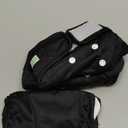 wegreeco Washable Female Dog Diapers Highly Absorbent Reusable Diapers for Dog in Heat Dog Period Diapers, 3 Pack (Black,Medium (Medium (12"-15" Waist))