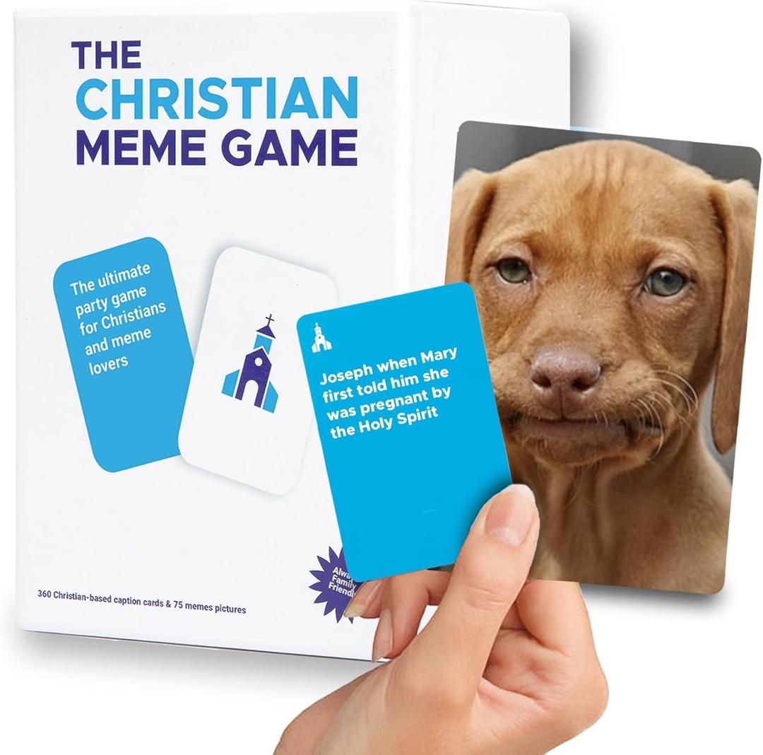 for Family Fun Clean, Hilarious Bible Game with 75 Memes & 360 Faith-Based Captions  Family Meme Game, Christian Gift for Teens & Adults 10+, & Youth Group Bible Card Game