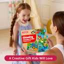 SYNCFUN 4-in-1 Animal Wooden Puzzles Glow in The Dark Toys, 24 & 35 PCS Montessori Puzzles Board Toys for Toddlers Ages 3-5, Farm, Ocean, Zoo, Insect Themes, Birthday Valentine Easter Gifts for Kids