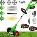 Cordless Weed Wacker Electric Eater Battery Powered | 21V, 4 in 1