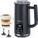 SIMPLETASTE Milk Frother, 4in1 Electric Milk Steamer with LED Touch Screen, Automatic Warm and Cold Foam Maker and Milk Warmer for Latte, Cappuccinos, Macchiato
