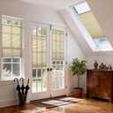 Tensioned Top Down Bottom Up Cellular Shades for Indoor Windows & Door & Roof WindowPrivacy Top Down Bottom Up Cellular Shades for Indoor WindowsInsulated Skylight BlindsDenoised Skylight Blinds, 37"W x 48"H