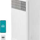 Midea 10,000 BTU ASHRAE (7,100 BTU SACC) Portable Air Conditioner, Smart Control, Cools up to 300 Sq. Ft., with Dehumidifier & Fan mode, Easy- to-use Remote Control & Window Installation Kit Included (White)