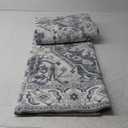 Deerly Boho Tribal Area Rug 5x7 Vintage Rug Bohemian Washable Large Living Room Rugs for Bedroom Non Slip Low Pile 5x7 Rug for Kitchen Entryway Bathroom Bedroom Dining Room Office, Canal Blue (5'x7')