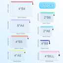 32pcs Mesh Zipper Pouch Bags, 8 Sizes, 8 Colors Zipper Pouches for Organizing, Board Game Storage, Travel, School Office