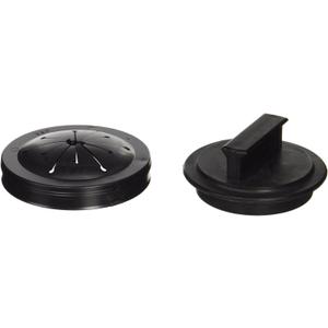 Waste King Black Disposer EZ Mount Garbage Disposal Stopper and Splash Guard for Sink Drain, 1025