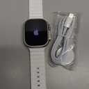 Apple Watch Ultra 2 [GPS + Cellular, 49mm] - Titanium Case With White Ocean Band, One Size