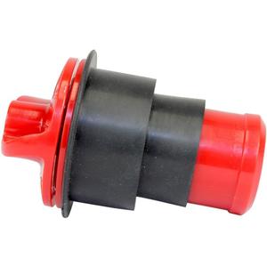 DANCO PlugAll Mechanical Test, Seal & Cleanout Pipe Plug | For Drains & Clean-outs | Fits 1-1/ 2 inch and 2 inch pipes | DWV Testing (10839), Red