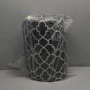 FRESHMINT Kitchen Mat Set of 2, Anti-Fatigue Cushioned Kitchen Mats for Floor, Waterproof Non Slip Comfort Standing Mat, Boho Kitchen Rug for Kitchen Decor, Sink, Office, 17"x30"+17"x47", Black