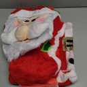 JOYIN 5 Pieces Christmas Theme Bathroom Decoration Set w/ Toilet Seat Cover, Rugs, Tank Cover, Toilet Paper Box Cover and Santa Towel for Xmas Indoor Décor, Party Favors (Santa)