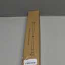 TEECK Shower Curtain Rod, 32-80 inch Adjustable Spring Tension Curtain Rod, Never Rust Anti-Slip Shower Curtain Rod for Bathroom, No Drilling, Never Collapse, Easy to Use, Silver