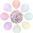 5 Inch Mini Pastel Balloons 200pieces Assorted Macaron Rainbow Party Balloons for Wedding Birthday Baby Shower aibushishou