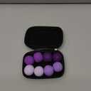 Fidget Toys Magnetic Stress Balls for Adults Teens- 8pcs Silicone Stress Relief Sensory Toy | Roller Finger Toy for Office Decoration, Gift | 4 Fun Textures Large Magnet with Organizer Box (Lavender)