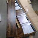 KEIKI Twin XL Metal Loft Bed with Desk & Six Storage Shelves,Sturdy Metal Bed Frame with Ladder & Safety Guardrails,No Box Spring Needed, Perfect for Dorm, Bedroom, Guest Room, Black