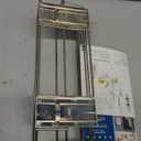 Command Shower Caddy Satin Nickel with Water Resistant Command Strips, Bathroom Organizer, Holds up to 6.5 lbs