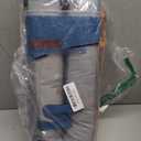 MAGZO Door Draft Stopper 36 Inches, Weighted Triangular Door Snake for Winter Noise Blocker with Hook Loops,Gray