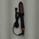 Nimmu Thermal Brush for Blowout Look, 1.5 inch Heated Round Brushes Curling Iron with 10 Temperature Control, Hot Brush Styler Dual Voltage for Travel, Rose Gold