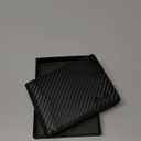 Zitahli Mens-Wallet-Slim-Leather-RFID Blocking Wallet for Men Minimalist Bifold Credit Card Holder with Gift Box (Carbon Black New)