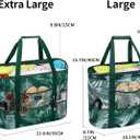KABAQOO Mesh Beach Bag, Extra Large Beach Bags with 9 Pockets & Zipper Waterproof Lightweight Beach Tote for Beach/Pool Trip