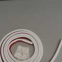 TV Cord Hider  Flexible Wall Cord Cover Low Profile Silicone Cable Raceway Self Adhesive Cut to Size Design for Hiding Wires on Wall Clean Home Setup Cable Concealment, White, 10 Feet