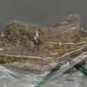 CENBOSS Rattan Christmas Tree Collar, Wicker Tree Skirt & Stand Base Cover (Black Wash, 24 Inch)