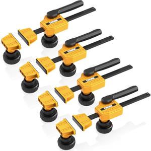 EWORK Bench Dog Clamp 3/4" (19mm) Up to 155 Lbs Clamping Force, Quick Clamping and Release Design for Workbench & DIY (4 Pack)