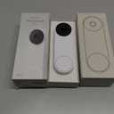 Google Nest Doorbell (Wired, 3rd Gen) - 2K Video and Gemini, Live View, Night Vision, 2-Way Audio - Works with Google Home - 2025 Model - Snow