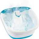 Homedics Bubble Mate Foot Spa, Toe Touch Controlled Foot Bath with Invigorating Bubbles and Splash Proof, Raised Massage nodes and Removable Pumice Stone