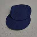 Ptlom Silicone Pet Food Mat for Dogs and Cats Placemat 2Pcs, Waterproof Non-Slip Feeding Bowl Mats Prevent Food and Water Overflow, Silicone Puppy Mat Suitable for Small Medium Pets, Navy Blue, 9.5"