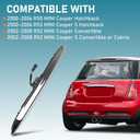 Car Rear Trunk Lid Release Tailgate Opening Switch Compatible with 2000-2008 Mini Cooper 1.6L R50 R52 R53, Trunk Handle Replacement 51137074020