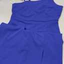 OWIN Semi Formal Dresses for Women Spaghetti Straps Bodycon Midi Dress Elegant Cocktail Party Dress Royal Blue M