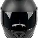 Orthrus Full Face Motorcycle Helmet for Adults Men & Women DOT Approved Motorbike Street Bike Racing Helmets with Tinted & Clear Visors (Matte Black, XX-Large)