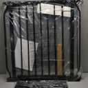 57.5"-62" Extra Wide Baby Gate, Auto Close Safety Gate for Kids & Pets, Pressure Mounted No Drill for Indoor Stairs, Black Metal with Extension Kit (57.5"-62"/146-158CM, Black)