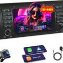 [2G+64G] Android Car Stereo for BMW 5 Series E39 1996-2003 (E39)/BMW X5 E53 2002-2007/BMW M5 1996-2003 with Wireless Carplay Android Auto, 7 Inch HD Touch Screen with GPS WiFi Bluetooth FM/RDS