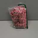 Astylish Womens Plaid Ruffle V Neck Button Down Blouse Casual Long Sleeve Gingham Trendy Tops Work Checkered Shirt (Medium)