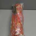 2 x 20 Bundles Artificial Fake Fall Plants Flowers for Outdoor Decorations, Fake Mums Silk Colorful Daisy Realistic UV Resistant, Fall Fake Flowers for Outside Home Planter Porch Patio Autumn Decor (Orange)